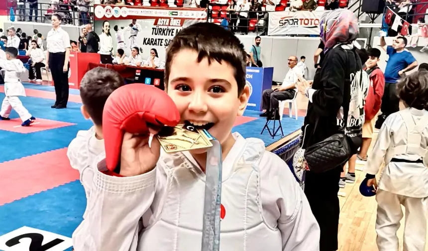 Keşanlı sporcu, Çorlu’daki yarışmada Türkiye Şampiyonu oldu