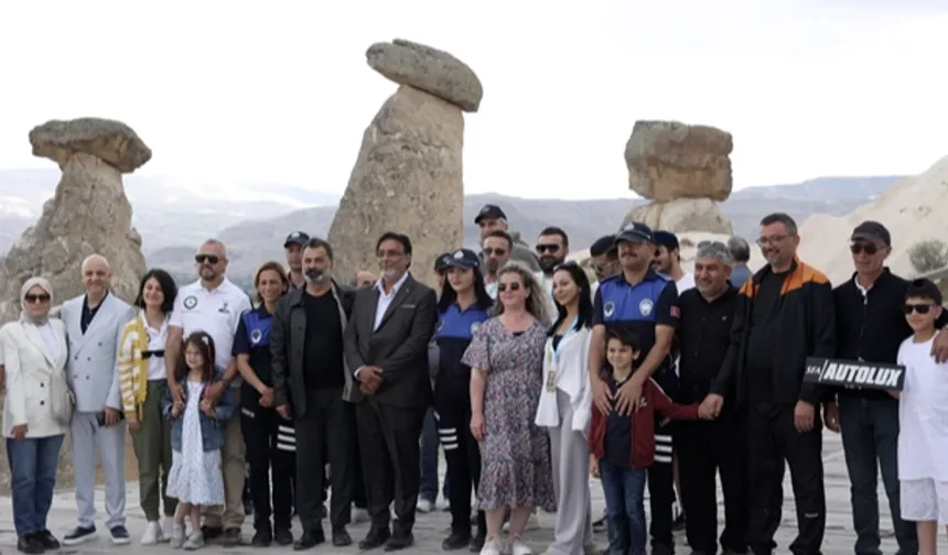 Nevşehir Ürgüp’te klasik otomobil rüzgarı esti