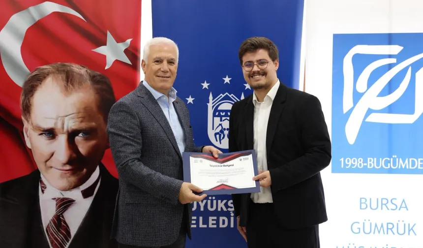 Bursa'ya değer katanlara teşekkür