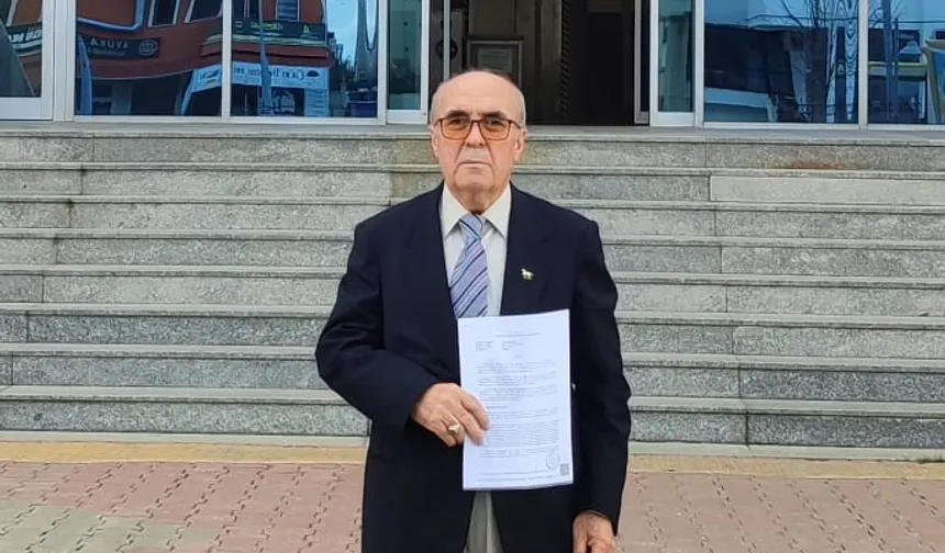 Edirne Keşan'da Şaban Balkanlı mazbatasını aldı