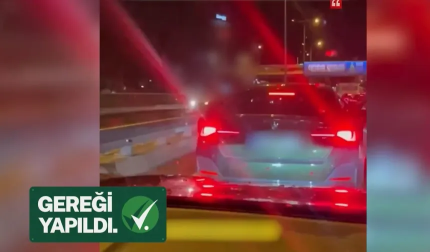 Kadın sürücüye saldıran trafik zorbası yakalandı