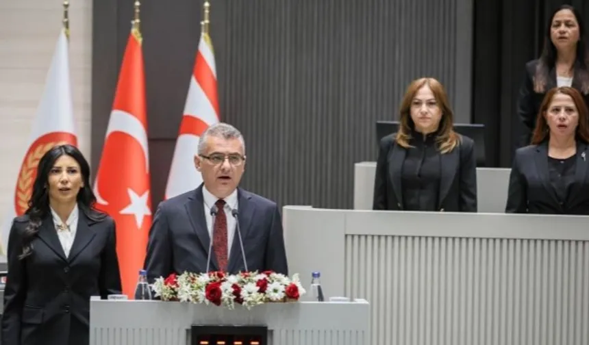 KKTC'de Erhürman göreve başladı... "Kıbrıs Türk halkının huzuru ve refahı için çalışacağım"