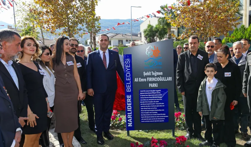 Şehit Teğmen'in adı Narlıdere'de yaşayacak