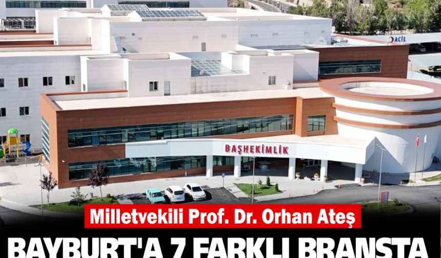 Bayburt Devlet hastanesine yeni doktor kadrosu