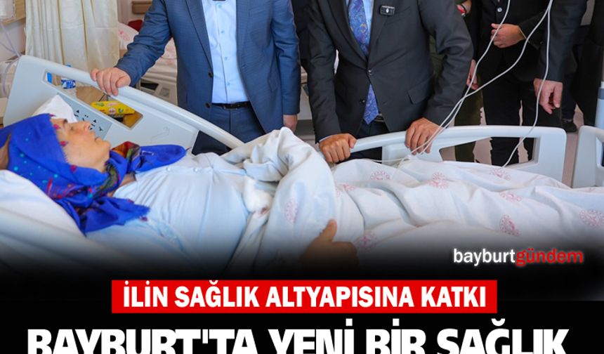 Bayburt'ta yeni bir sağlık yatırımı: MR cihazı hizmette