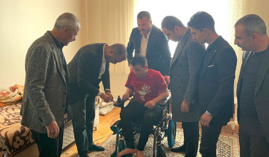 Bayburt Ülkü Ocakları, engelli bireylerin hayatına dokunuyor