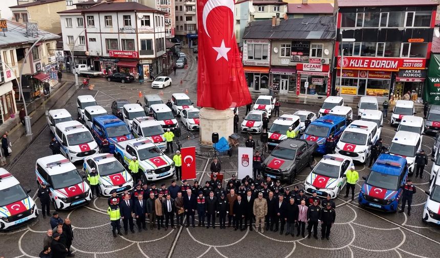 Bayburt'un Güvenliğine Hayırsever Desteği
