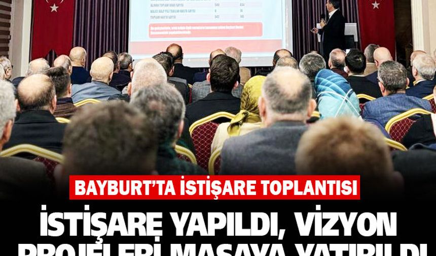 AK Parti vizyon projeleri masaya yatırıldı