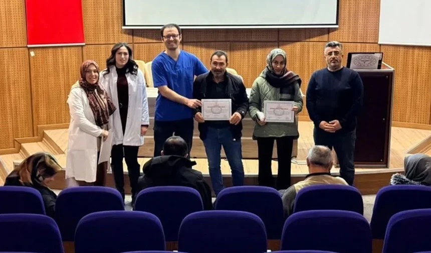 Bayburt'ta 2026'nın İlk Diyabet Okulu Eğitimi Başarıyla Tamamlandı