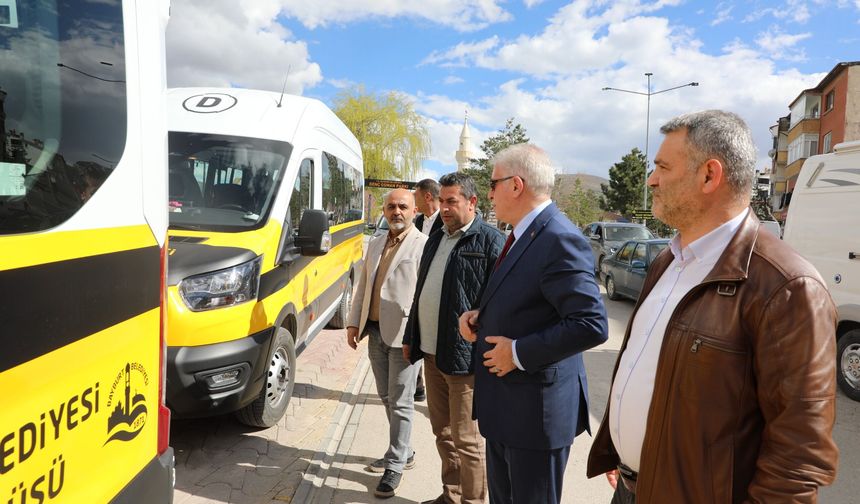 Bayburt belediyesi toplu ulaşım filosunu genişletiyor