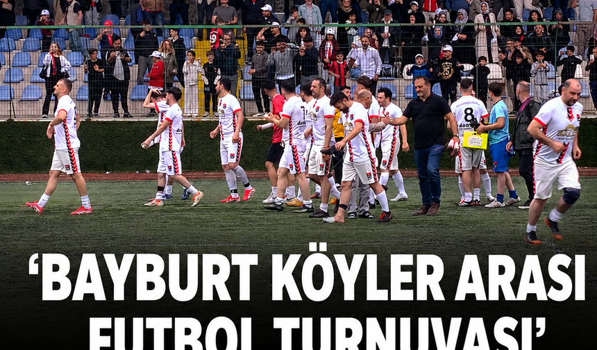 Bayburt Köyler arası futbol turnuvası dördüncü hafta maçları