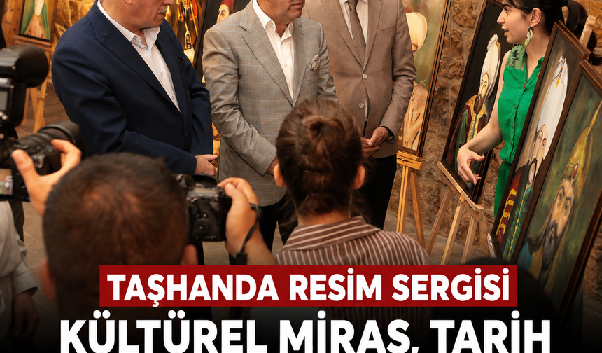 Bayburt Güzel Sanatlar Lisesi'nden Taşhan'da Göz Dolduran Sergi