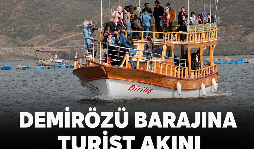 Demirözü Barajına turist akını