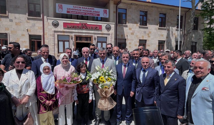 İçişleri Bakanı Mustafa Çiftçi Bayburt'ta