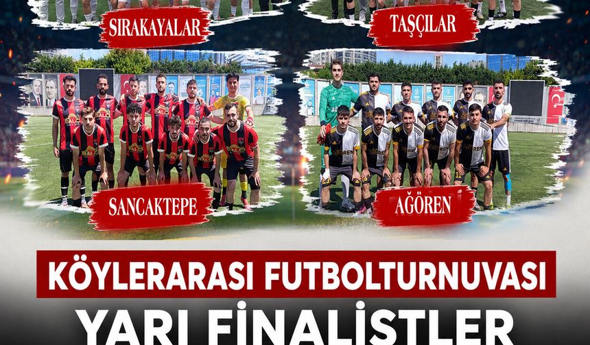 Bayburt Köyler Arası Futbol Turnuvası'nda Yarı Finalistler Belli Oldu