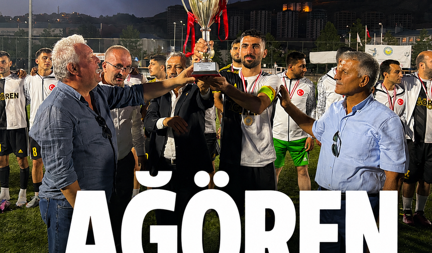 Bayburt Derneği futbol turnuvası şampiyonu Ağören