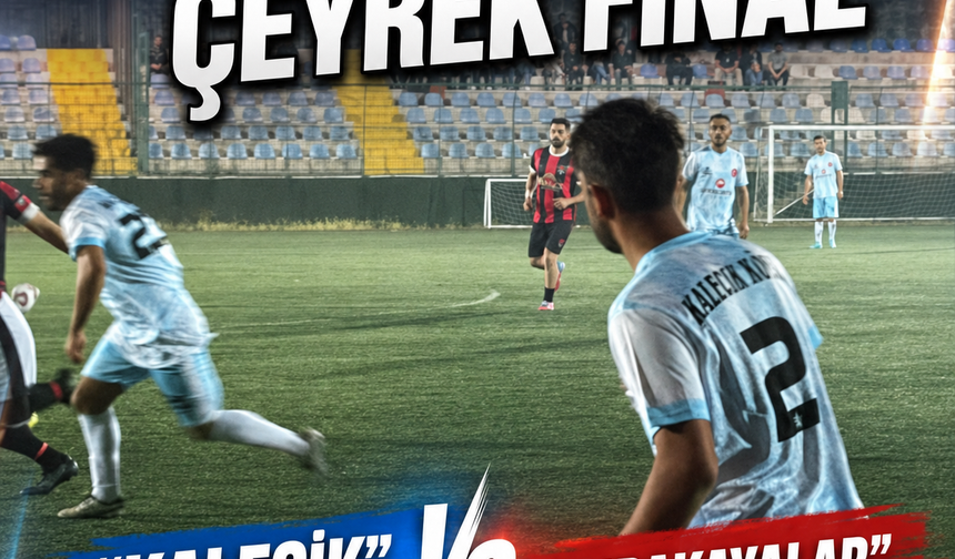 Köyler arası Futbol Turnuvası Çeyrek final,SIRAKAYALAR-KALECİK Maçı