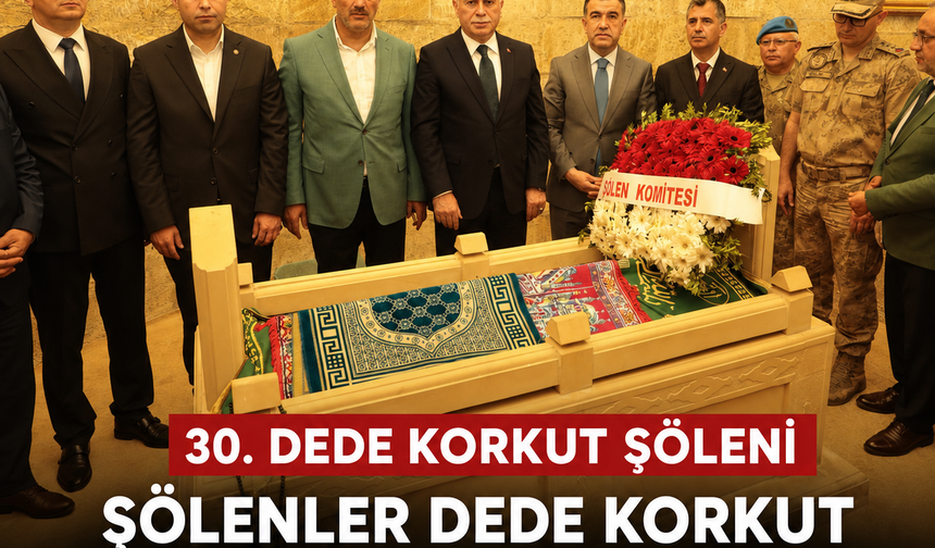 30. yıl coşkusu Dede Korkut Türbesi ziyaretiyle başladı