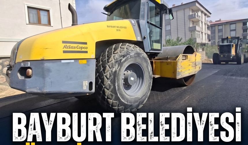 Bayburt Belediyesi dört bir yanda sahada