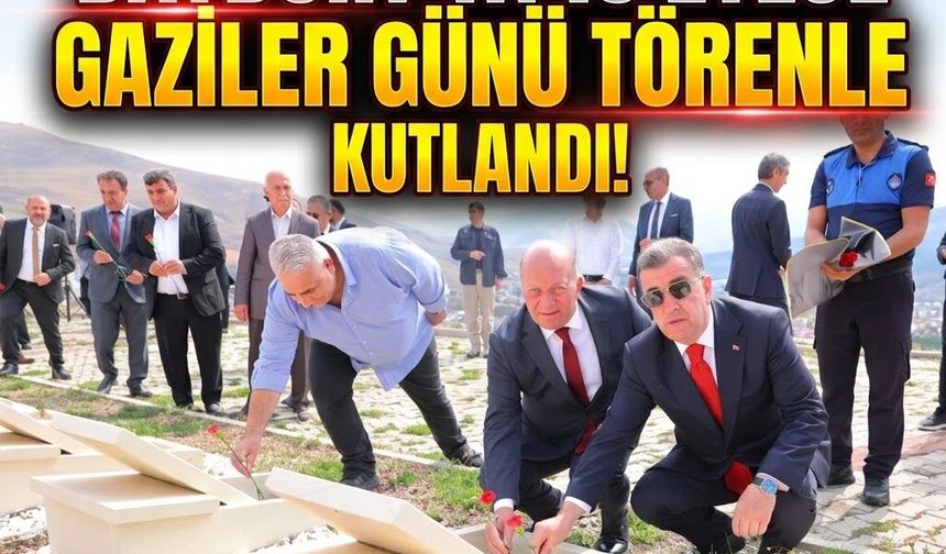 Bayburt'ta 19 Eylül Gaziler Günü Törenle Kutlandı