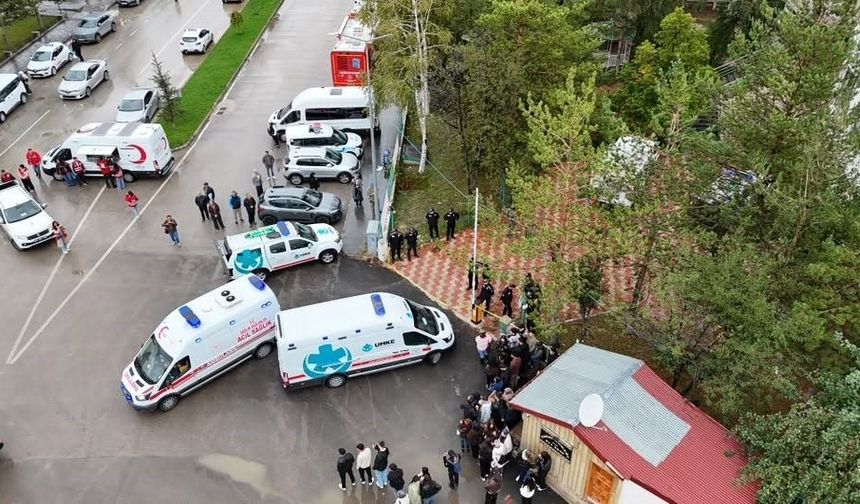 Bayburt’ta Gerçeği Aratmayan Deprem Tatbikatı: Ekipler Olası Afetlere Hazır