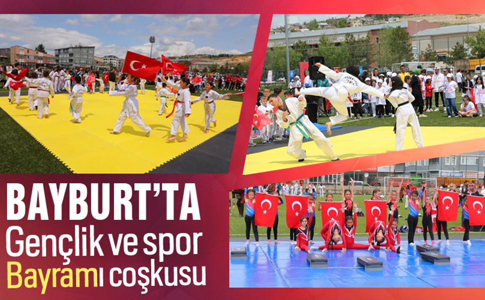 Bayburt'ta Gençlik ve spor Bayramı coşkusu