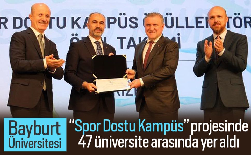 Bayburt Üniversitesi “Spor Dostu Kampüs” projesi