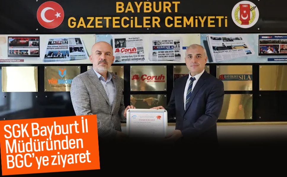 SGK Bayburt İl Müdürü Nejat Deniz’den BGC’ye ziyaret