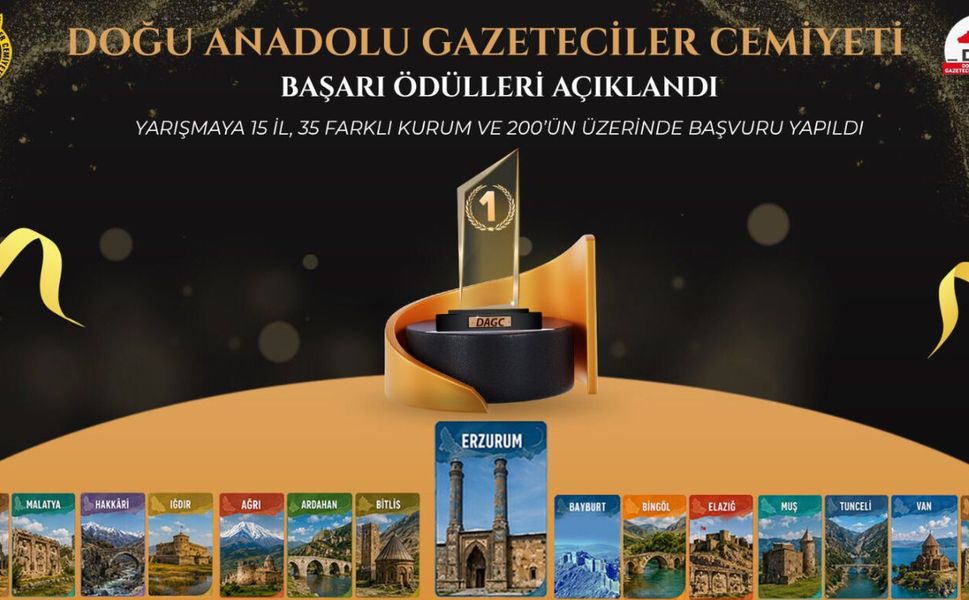 DAGC gazetecilik başarı ödülleri açıklandı